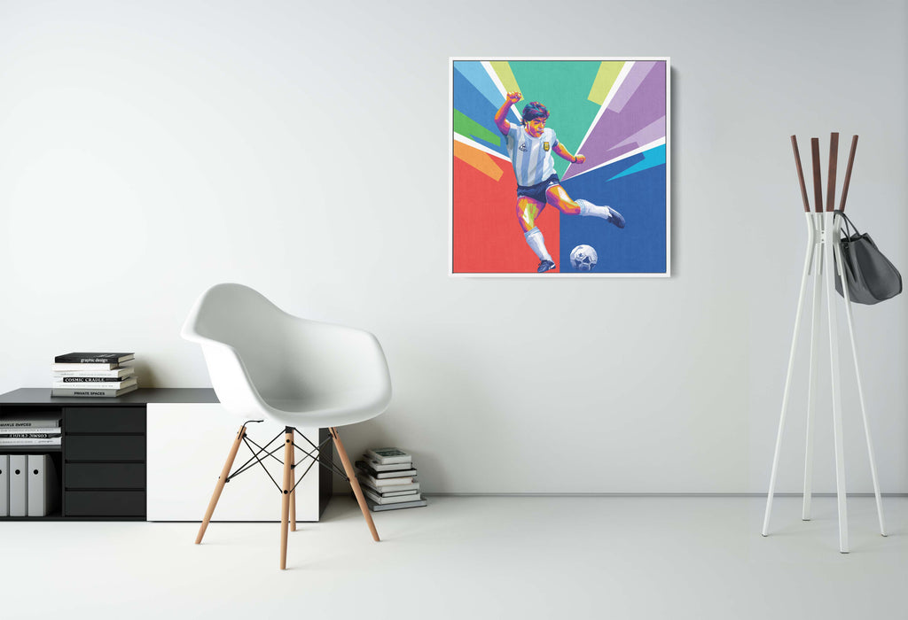 Diego Maradona - Football Player - Canvas Art Print