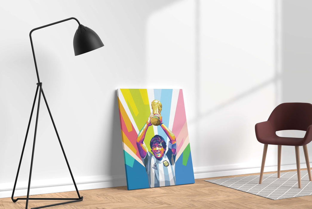 Diego Maradona - The Legend - Canvas Print