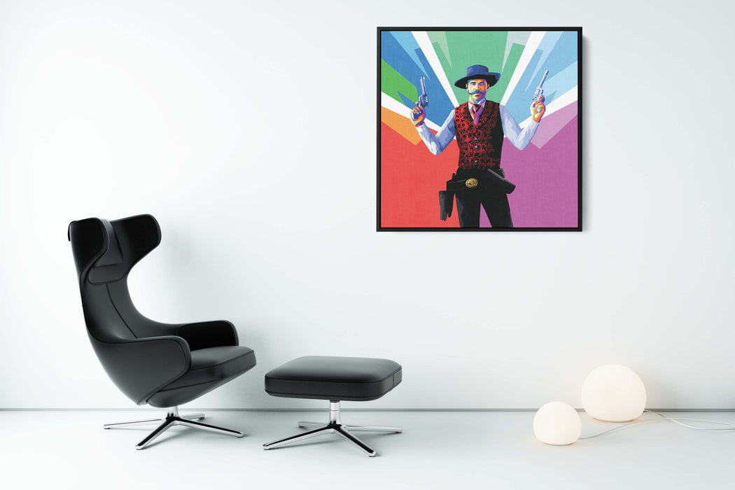 Doc Holliday - I'm Your Huckleberry - Canvas Art Print