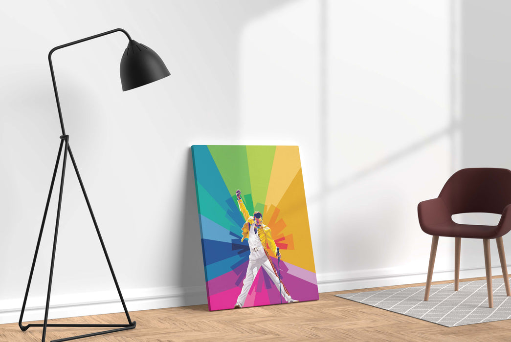 Freddie Mercury - Wembley - Canvas Print