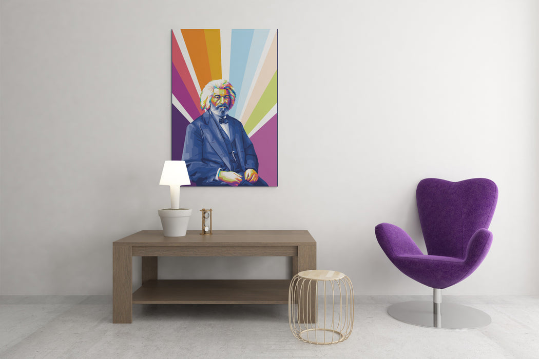 Frederick Douglass - Portrait - Canvas Art Print