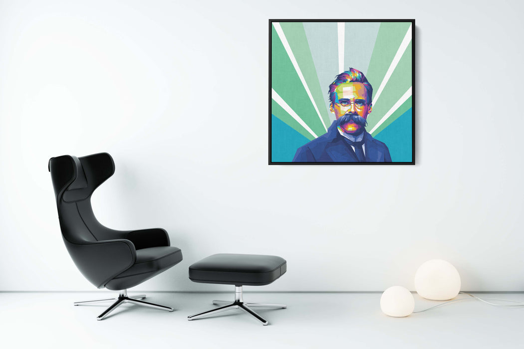 Friedrich Nietzsche - German Philosopher - Canvas Print