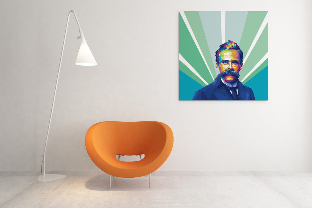 Friedrich Nietzsche - German Philosopher - Canvas Print