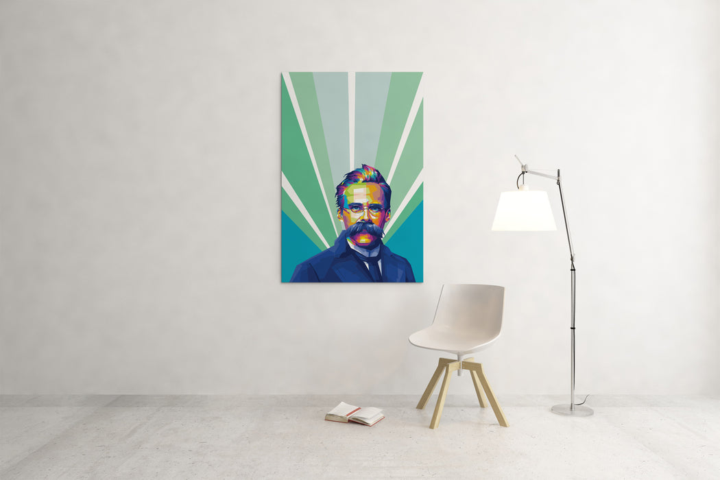 Friedrich Nietzsche - German Philosopher - Canvas Print