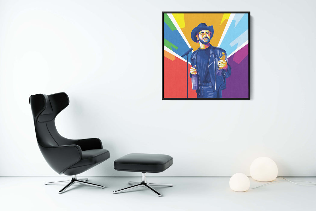 George Michael - Portrait - Canvas Print