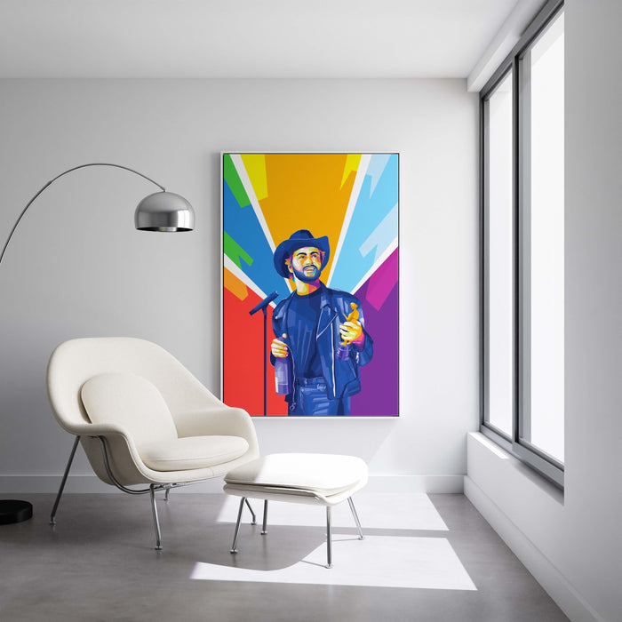 George Michael - Portrait - Canvas Print