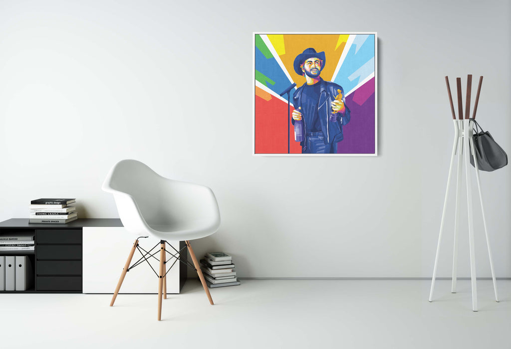 George Michael - Portrait - Canvas Print