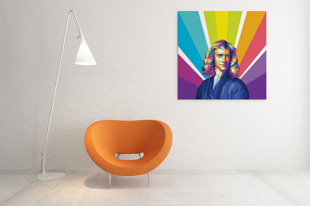 Isaac Newton - English Mathematician - Canvas Print