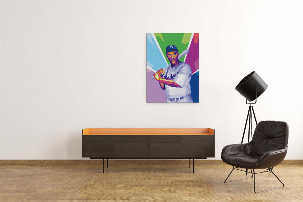 Jackie Robinson - Dodgers - Canvas Print