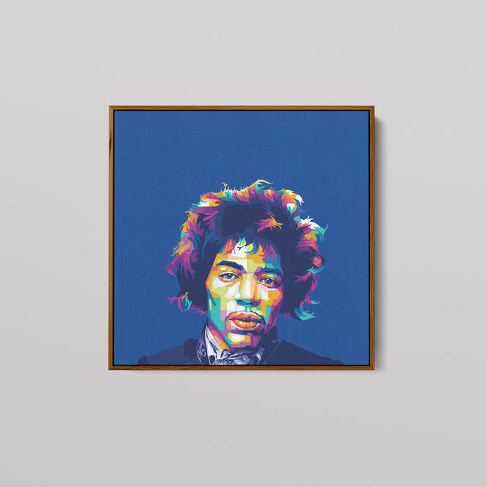 Jimi Hendrix Portrait - Canvas Print