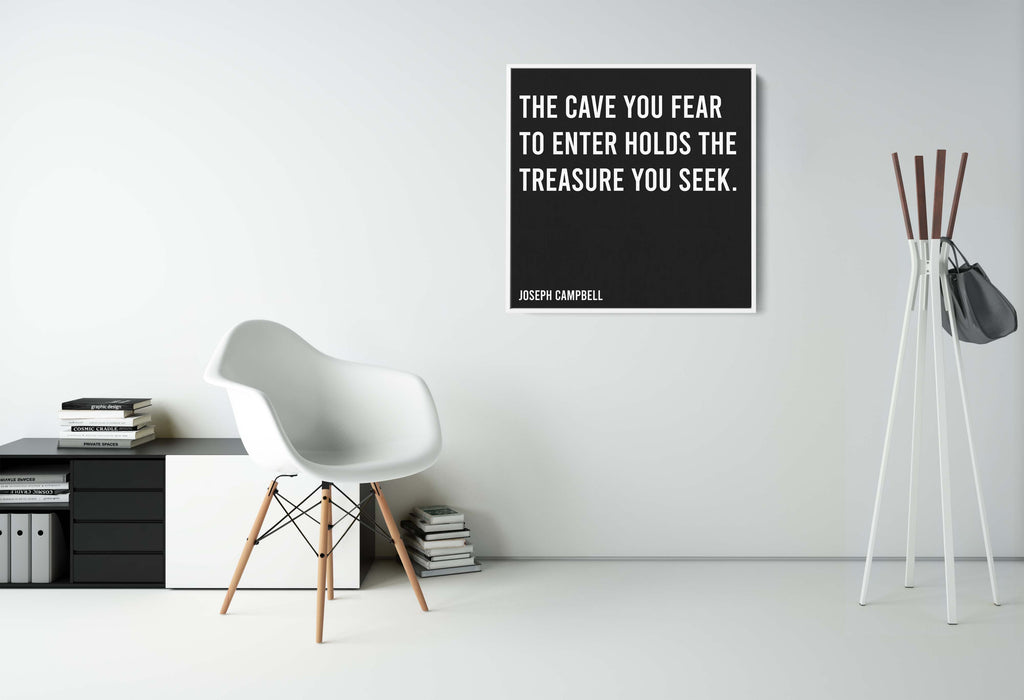 Minimalist Poster With Joseph Campbell Quote