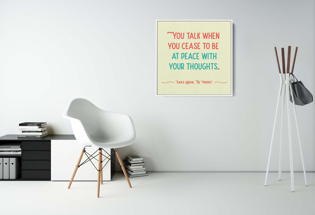 Minimalist Poster With Kahlil Gibran Quote