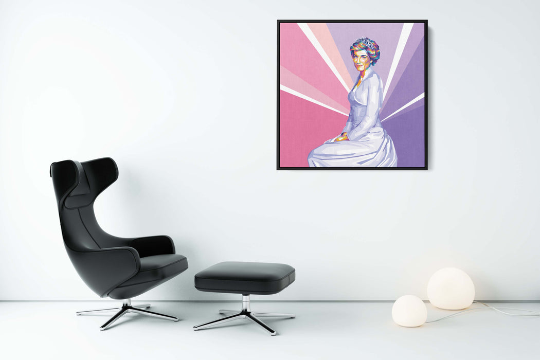 Lady Diana - Princess - Canvas Art Print