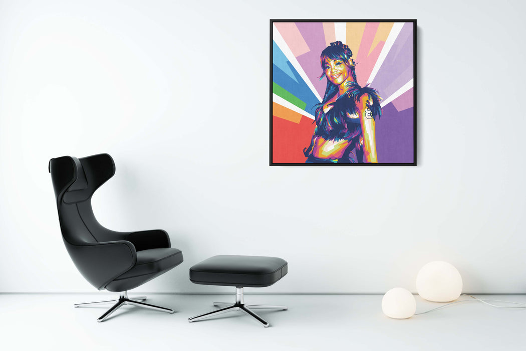 Lisa Lopes - Left Eye - Canvas Art Print