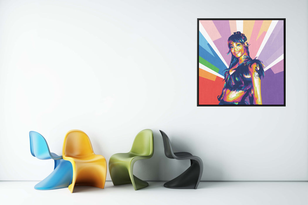 Lisa Lopes - Left Eye - Canvas Art Print