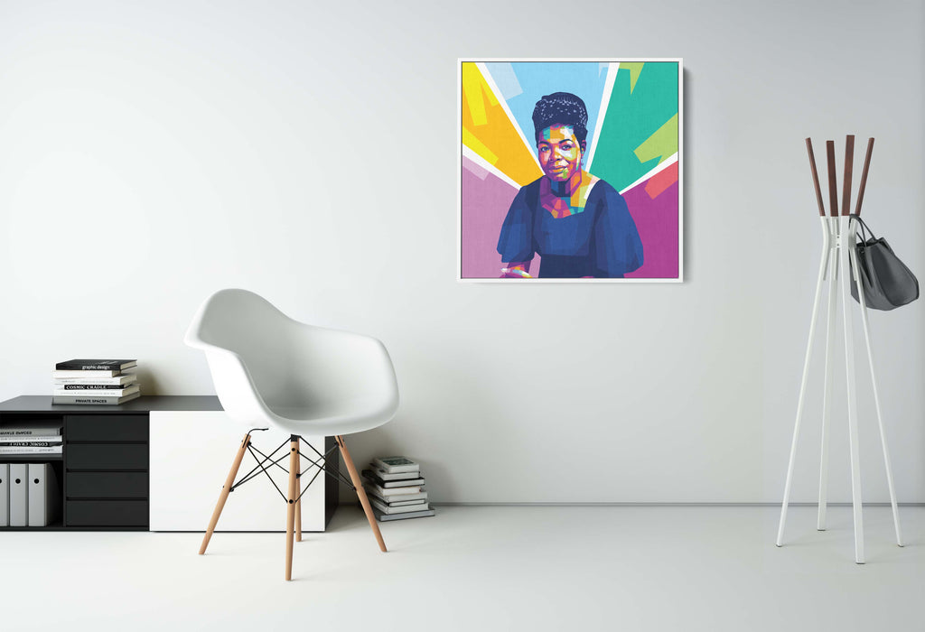 Maya Angelou - Portrait - Canvas Print