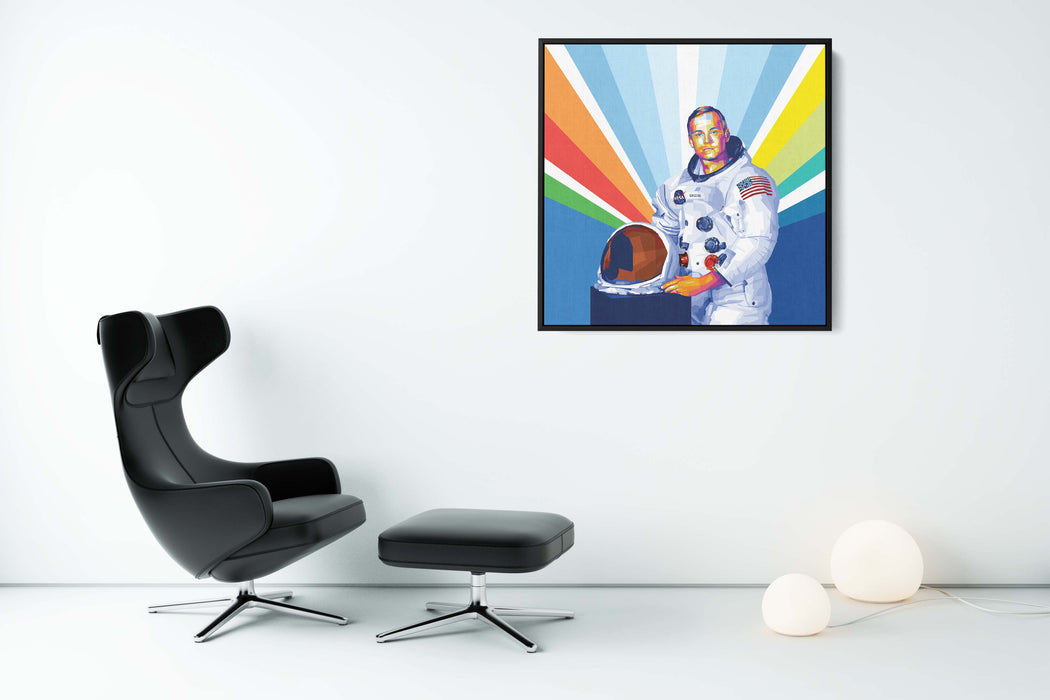 Neil Armstrong - Portrait - Canvas Art Print