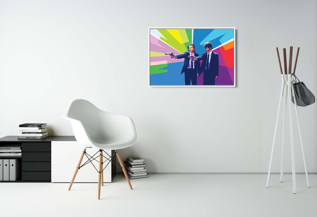 Pulp Fiction Movie - Guns Out Canvas Print