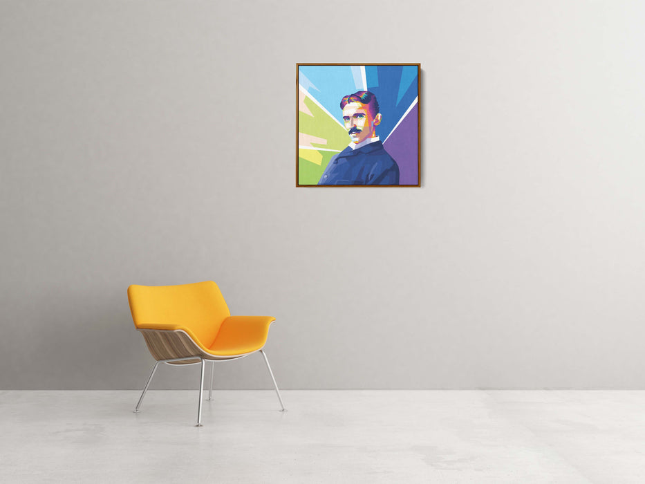 Nikola Tesla - Portrait - Canvas Art Print