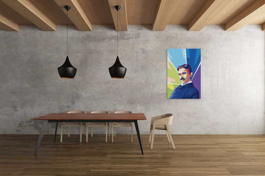 Nikola Tesla - Portrait - Canvas Art Print