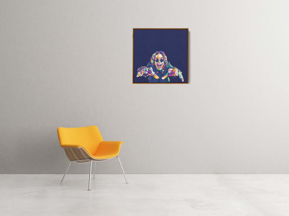 Ozzy Osbourne Portrait - Hands out - Canvas Print