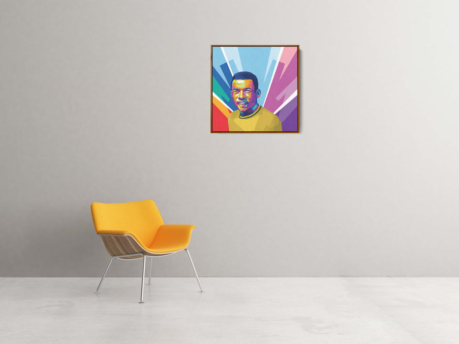 Pele - King of Football - Canvas Art Print