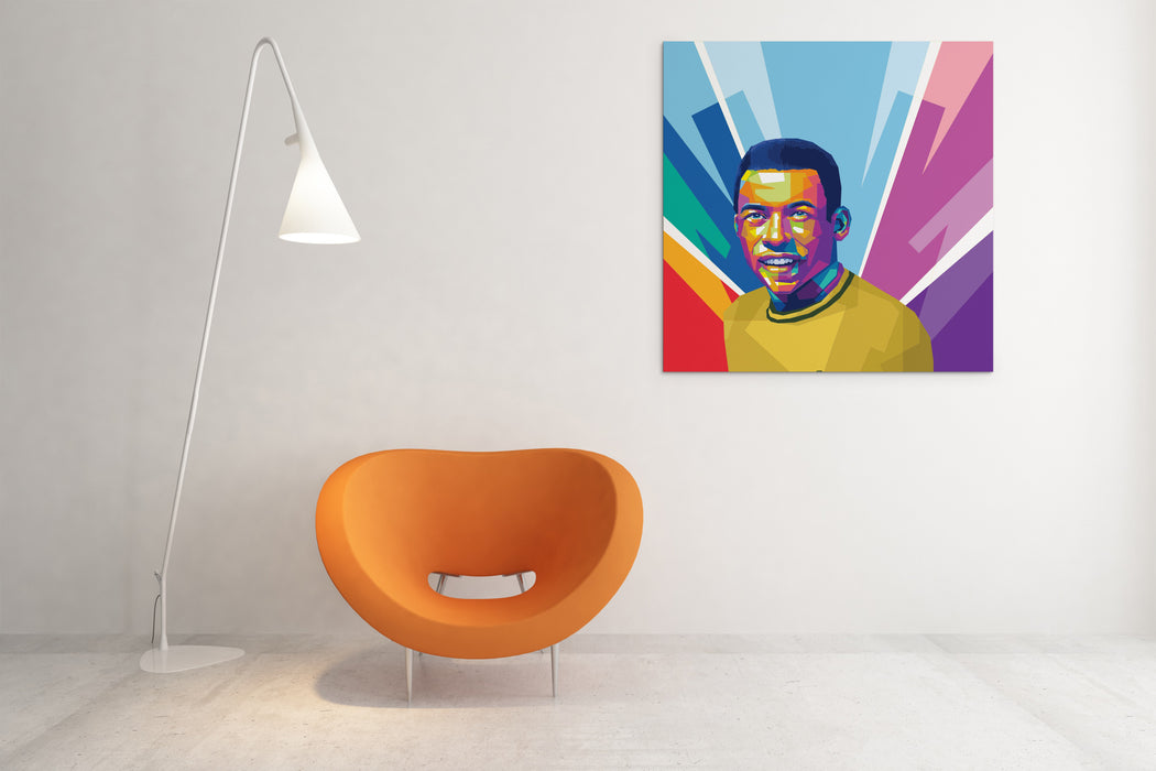 Pele - King of Football - Canvas Art Print