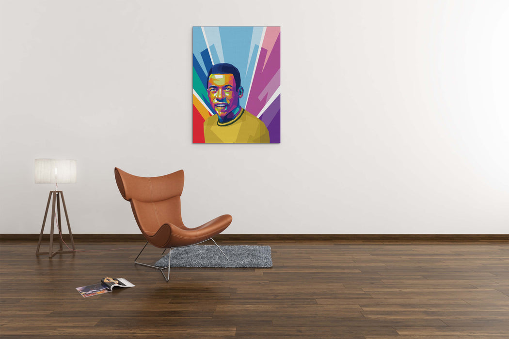 Pele - King of Football - Canvas Art Print