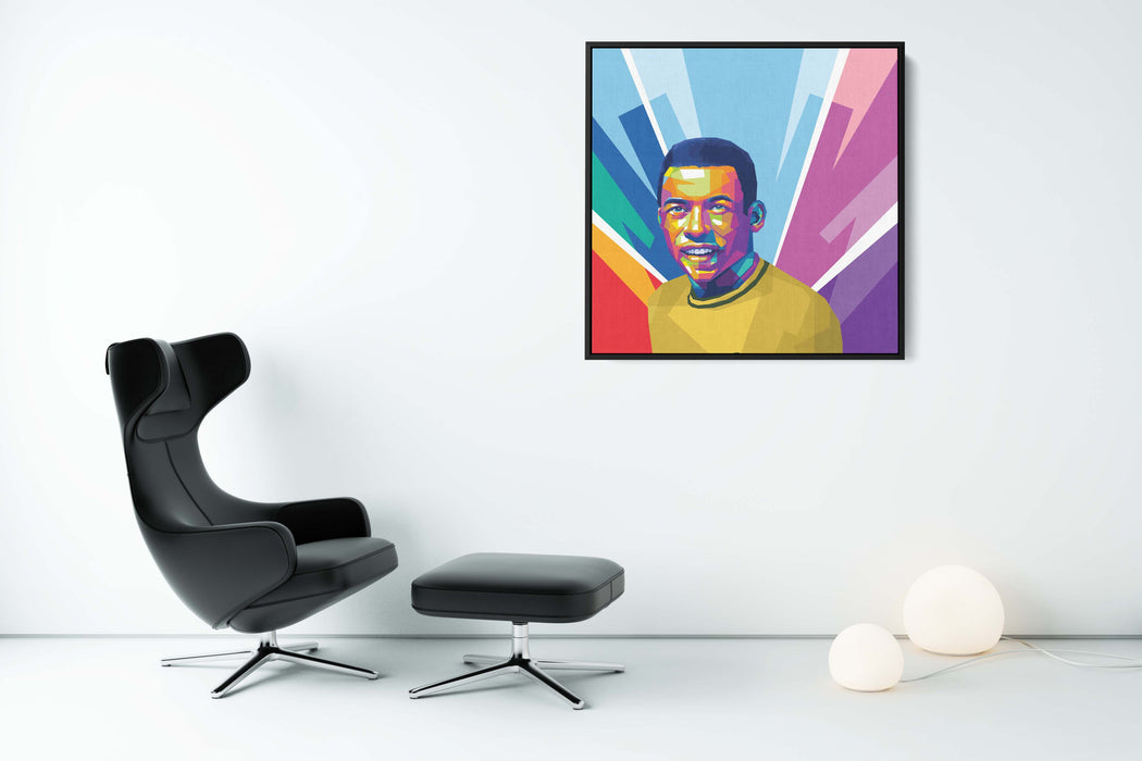 Pele - King of Football - Canvas Art Print