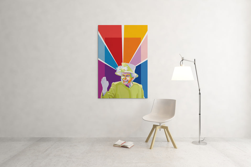 Queen Elizabeth II - Portrait - Canvas Print