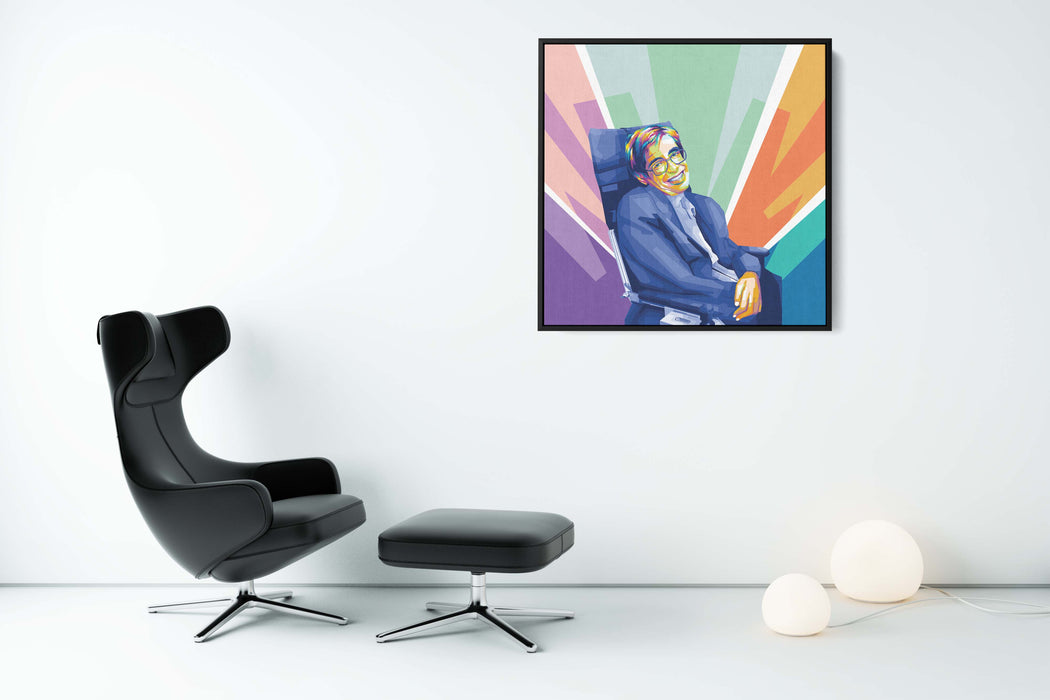 Stephen Hawking - English Physicist - Canvas Print