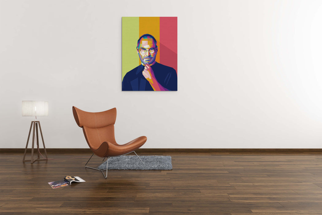 Steve Jobs Portrait - Canvas Print