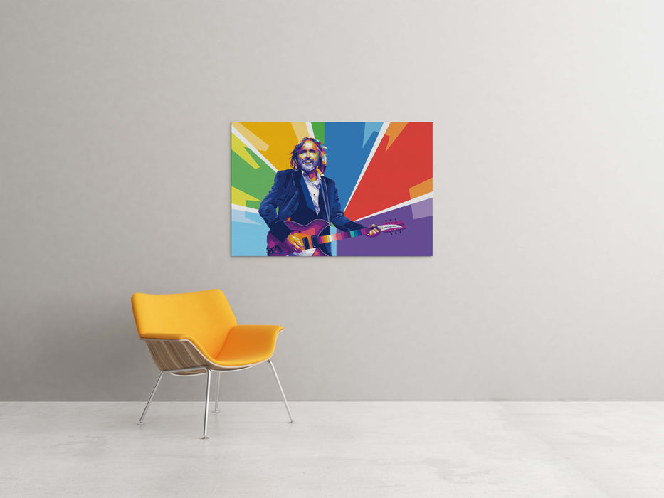 Tom Petty - Free Fallin - Canvas Art Print