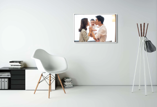 Personalized Canvas Art Print with Family Photo