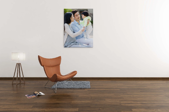 Personalized Canvas Art Print with Family Photo