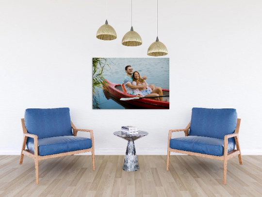 Personalized Canvas Art Print with Family Photo