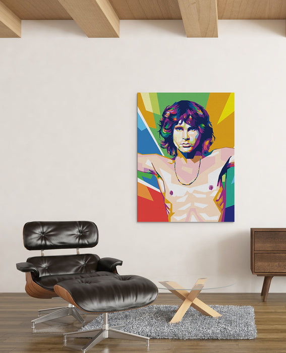 Jim Morrison Portrait Canvas Print