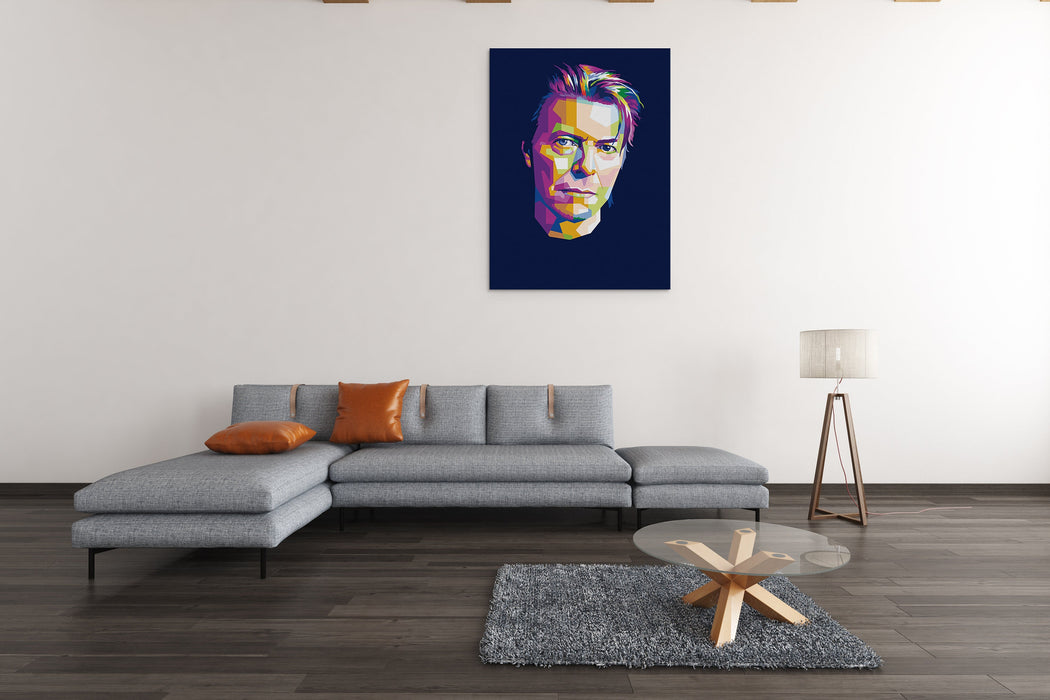 David Bowie - Dark Background - Canvas Print