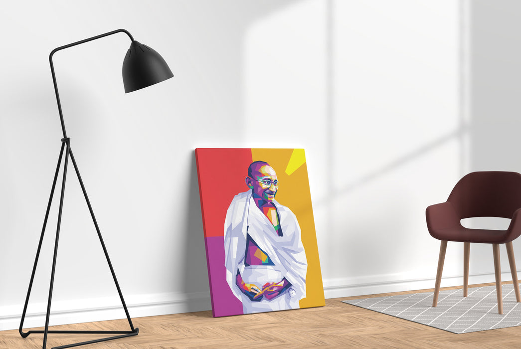 Mahatma Gandhi Portrait - Canvas Print