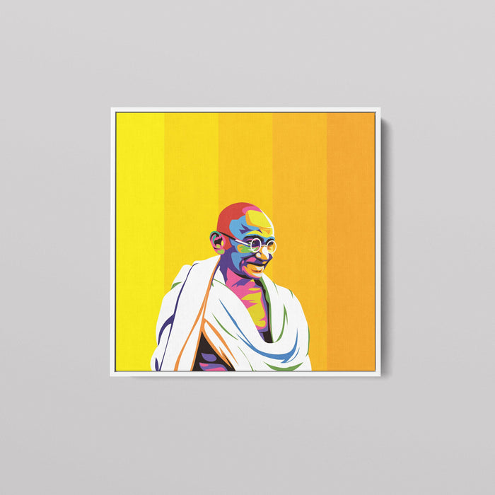 Mahatma Gandhi Portrait Vol2 - Canvas Print