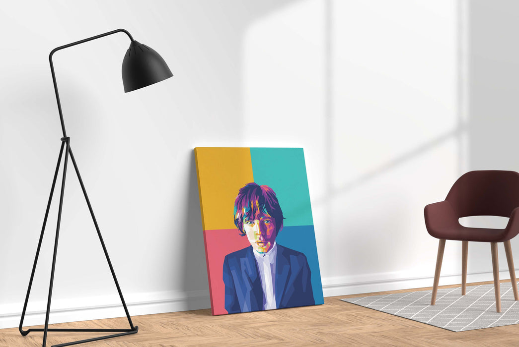 Mick Jagger Portrait - Rolling Stones - Canvas Print