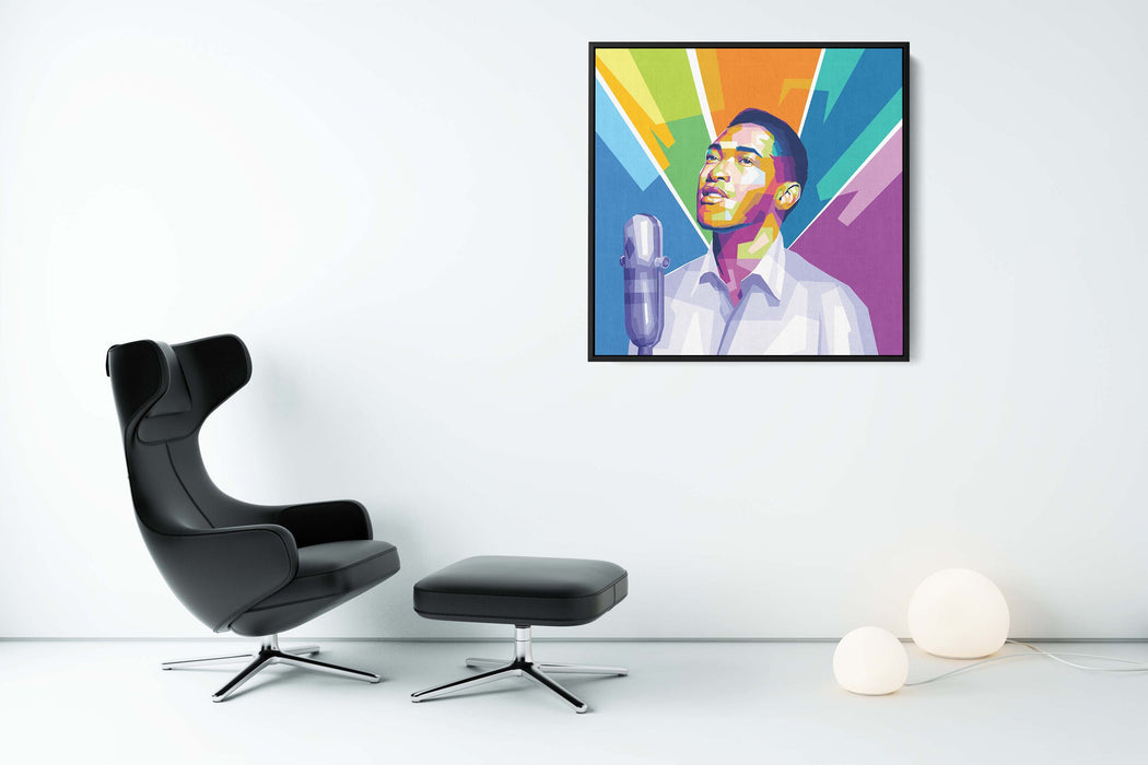 Sam Cooke Portrait - Canvas Print