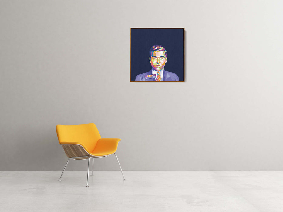 Lucky Luciano Mugshot - Canvas Print