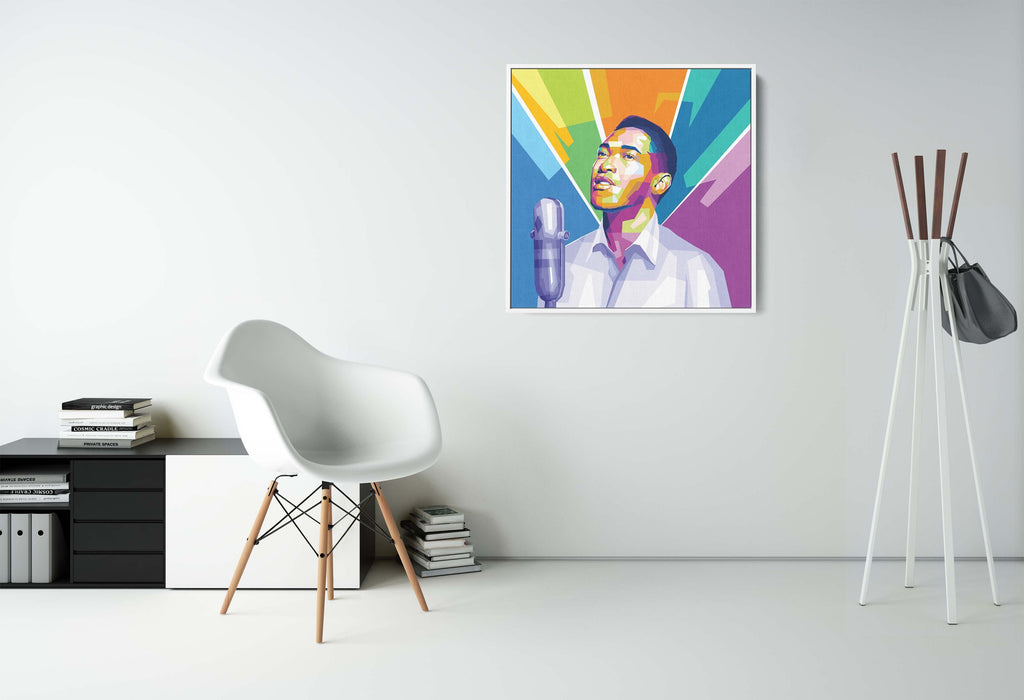 Sam Cooke Portrait - Canvas Print