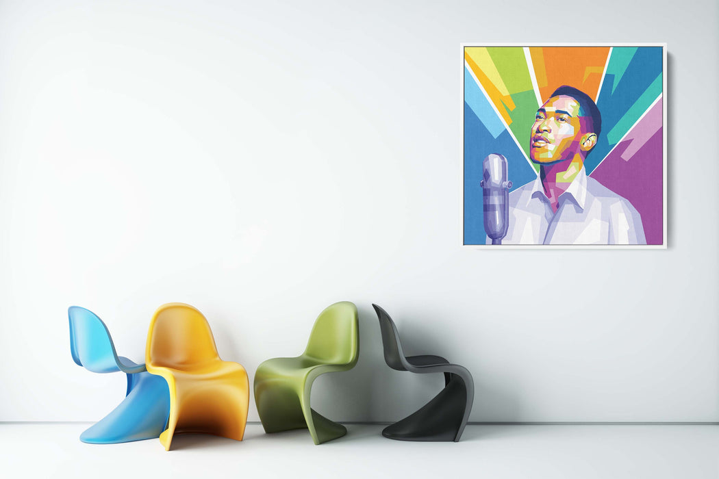 Sam Cooke Portrait - Canvas Print